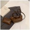 Bolso de Cubo Trendy Estilo Coreano 2026 Nuevo Bolso de Hombro de Moda de Nicho Bolso Cruzado Versátil de Gama Alta para Mujer