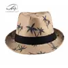 Sombrero de Paja Estilo Padre-Hijo para Primavera y Verano, Protección Solar para Exteriores, Sombrero Jazz para Hombres, Sombrero de Playa Casual para Mujeres