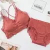 Conjunto de Tirantes Personalizado Hermoso Top Tubo para Espalda Cinturón para Mujer Almohadilla para el Pecho Base de Encaje Ropa Interior Chaleco Envolvente para el Pecho Anti-deslizamiento Ligero