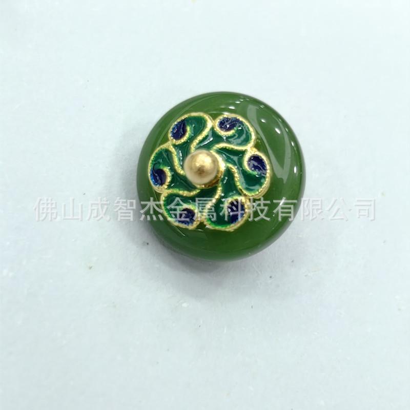24#8MM绿螭纹