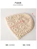 Sombrero Baotou de Punto a Mano Estilo Japonés para Primavera y Otoño, Sombrero de Lana con Calados para Mujer, Sombrero de Punto Literario Retro, Sombrero de Montón