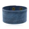 Accesorios Populares Transfronterizos, Pulsera de Cuero Estilo Punk Retro Simple Europeo y Americano, Joyería de Mano de Cuero Ancha Lisa, Envío Directo de Una Pieza