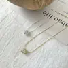Collar de Zirconia Colgante de Diamante Redondo Mini para Mujer, Diseño de Nicho de Lujo Ligero, Cadena Fresca para Clavícula, Nuevo Modelo 2026
