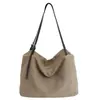 Bolsa de Ombro Grande Capacidade Estilo Preguiçoso Retrô 2026 Novo Estilo Bolsa de Axila Nicho Bolsa Tote Simples Casual