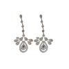 Aretes de Borla de Gota de Agua de Zircón Aguja de Plata Nicho Lujo Ligero Aretes de Gama Alta Moda Coreana Aretes de Temperamento para Mujer Venta al por Mayor