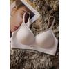 Sutiã push-up fino de gelatina com suporte macio e pequeno, roupa íntima feminina respirável e confortável, anti-flacidez, tamanho grande