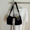 Bolso Grande de Mujer 2025 Nuevo de Moda Celebridad de Internet Moda Versátil Bolso de Hombro para Axila Bolso Cruzado para Viajes