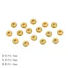 24k Ouro de Areia Conservador de Cor Charms Espaçadores com Contas Acessórios Artesanais DIY Acessórios para Joias Pulseira Pulseira de Pulso Contas Espaçadoras Almofadas Materiais