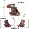 Juguete de Modelo Animal Sólido para Niños Simulación Primates Mono Gorila Simio Chimpancé Regalo Cognitivo
