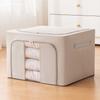 Caja de Almacenamiento para Ropa del Hogar Tela Oxford Caja de Almacenamiento Visual Plegable Caja para Edredones Canasta para Mudanzas y Empaque