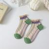 Nuevos calcetines de barco para mujer de primavera y verano, 200 agujas, oreja de madera, pequeño libro rojo, calcetines al por mayor, calcetines de verano para mujer