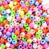 Acrílico Cor Sólida Macaron Quatro Furos Contas Soltas Artesanal DIY Grampo de Cabelo Pulseira Colar Acessórios de Joia
