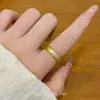 Anillo de Copo de Nieve de Diamante Nuevo y Sencillo Transfronterizo Moda Estilo Old Money Retro Oro Abierto Geométrico Anillo para Dedo Índice Universal