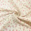 Tecido de malha canelada floral pequeno fresco roupas macacões outono e inverno roupas femininas camisas saias cabedais de sapato tecido de veludo cotelê