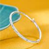Joyería de Oro Aluvial Pulsera de Gipsófila Nicho para Mujer Lujo Accesible Pulsera de Alta Gama Plateada en Plata Esterlina 999 Joyería de Puesto Venta al Mayoreo