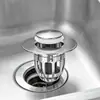 Tapón Antifugas para Lavabo de Baño, Tapón de Lavabo Anti-Obstrucción, Dispositivo de Drenaje Universal con Núcleo Pop-Up Antifugas Mejorado