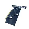 Placa de Expansión PCIe 4.0 Tarjeta Adaptadora Gen4 16X a Protocolo SlimSAS SFF-8654-8I Tarjeta Gráfica Multi-Abierta