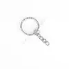 Accesorios de joyería de fábrica fuente aleación de zinc llavero colgante DIY cadena de extensión de llavero accesorios hechos a mano