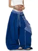 Directamente del fabricante: Pantalones Casuales a Cuadros con Solapa Estilo High Street Americano para Hombre, Nuevo Estilo de Verano, Corte Holgado, Doble Cintura, Dobladillo Curvo, Estilo Ins