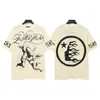Moda Americana Transfronteriza Hellstar Serie Hellstar Camisetas Casuales de Algodón Impresas para Hombres y Mujeres Verano Sueltas de Manga Corta