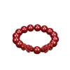 Pulsera de Arena de Cristal de 6-14 mm al por mayor Pulsera Doble Pixiu de Cinabrio para Hombres y Mujeres Regalo de Cumpleaños Pulsera del Año de Cumpleaños