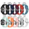 Adecuado para Correas de Apple Watch, iWatch Silicona Color Sólido Applewatch11 Hebilla Samsung Pulsera Deportiva