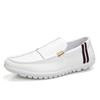 Zapatos para Hombre Nuevos Zapatos Doug Ligeros Transpirables Casual Joker para Hombre Zapatos Pequeños de Cuero Conducción Slip-on Zapatos Lazy para Hombre
