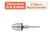 Portabrocas de Cambio Rápido Hexagonal de Tres Mordazas de Múltiples Especificaciones 0.3-8 mm Portabrocas de Motor de 3.6 Accesorios para Destornillador Eléctrico
