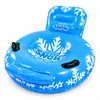 Venta caliente transfronteriza centro de esquí de invierno material de PVC inflable con asas en ambos lados anillo de esquí de juguete