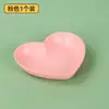 Plato creativo con forma de corazón de melocotón plato para escupir huesos plato para aperitivos plato de frutas plato para frutos secos juego de vajilla plato al por mayor