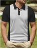 Polo de Hombre Malla Transpirable Solapa Tops Camisetas Minimalistas