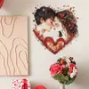 Pegatinas de Pared con Forma de Corazón para Parejas Transfronterizas, Día de San Valentín, para Dormitorio, Sala de Estar, Entrada, Pared de Fondo, Autoadhesivas y Removibles de PVC