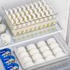 Caja para Dumplings Almacenamiento Refrigerador Grado Alimenticio Huevo Caja de Conservación de Dumplings Tapa Especial Caja de Almacenamiento para Refrigerador