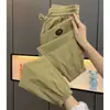 Calça Harem de Seda Gelada Secagem Rápida Verão Fina Solta Jogger Cropped Emagrecimento Fresca Roupa de Trabalho Calça Esportiva