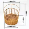 Cesta para Churros de Mimbre Sintético al por Mayor Bolsa para Pan Francés Cesta de Almacenamiento para Baguette Exhibidor de Baguettes para Hornear
