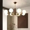 Lustres vintage para sala de estar em estilo americano e francês, luminárias retrô estilo Bauhaus, iluminação de designer para salas de jantar e quartos