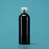 Botellas de Plástico Transparentes con Tapa abatible en stock 30 50 100ml Flexibles para Loción Cosmética Botellas Dispensadoras con Tapa de Mariposa