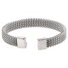 K pulsera de tenis sencilla para mujer de acero de titanio cuadrado europeo y americano transfronterizo ins oro de 18k plata alrededor de oro que no se desvanece venta al por mayor
