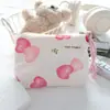 Porta-moedas Fofo com Laço Estilo Coreano, Porta-documentos Portátil, Porta-cartões, Bolsa de Maquiagem Feminina de Alto Valor Estético, Pequena Bolsa de Tecido
