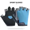 Luvas Esportivas de Meio Dedo para Primavera e Verão para Homens e Mulheres, Fitness, Treinamento, Levantamento de Peso, Montanhismo ao Ar Livre e Ciclismo, Antiderrapantes e Resistentes ao Desgaste