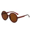 Óculos de Sol Moda Simples Aro Grande Redondo 2024 Versátil para Viagem, Passeio, Direção Estilo para Homens e Mulheres