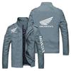 2021 Otoño Productos Nuevos Transfronterizos Chaqueta con Cuello y Bolsillo de Abertura Lateral para Exterior para Hombre, Motociclismo, Ciclismo, Cortavientos