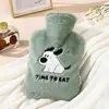 Nuevo Modelo en Stock: Bolsa de Agua Caliente Antiexplosión Engrosada para Niñas, Calienta Manos, Compresa Caliente, Calienta Vientre, Calienta Pies, Calentador de Manos Grande de Piel Sintética de Conejo