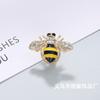Broche de Muñeca Insecto Estilo Chanel, Pin de Abeja con Pedrería Estilo Barroco, Accesorio de Insecto de Material Natural