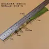 Abanico Xiangfei de 12 cm con Borla Verde, Abanico de Borla de Mariposa con Borlas Colgantes, Accesorio de Ropa Han de Estilo Antiguo, Sobre de Cheongsam de Estilo Étnico