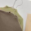 [em estoque blusa de baixo de malha elástica para meninas, amiga da pele e fácil de usar, macia, cerosa, outono e inverno, roupas infantis, masculinas, infantis, gola semi-alta]