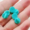 Broche azul lago hebilla de goma insignia universal hebilla de repuesto accesorios DIY suministro Taobao venta al por mayor punto tapa de goma