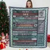 Manta de Franela Estampada Digitalmente, Manta de Terciopelo para Siesta en Habitación con Aire Acondicionado para Bebé, Manta Regalo de Sobre Navideño