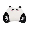Almohada cervical para reposacabezas de coche de panda cómoda espuma viscoelástica cojín de asiento de coche universal cuatro estaciones cojín lumbar para coche