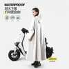 2026 Novo Original Engrossado Alongado Tamanho Grande Homens Mulheres Adultos Scooter Elétrica Motocicleta Respirável Capa de Chuva Chuva com Mangas